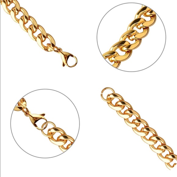 NWT Amazon TOOL GADGET Gold Chain Necklace, 24” - Picture 5 of 9